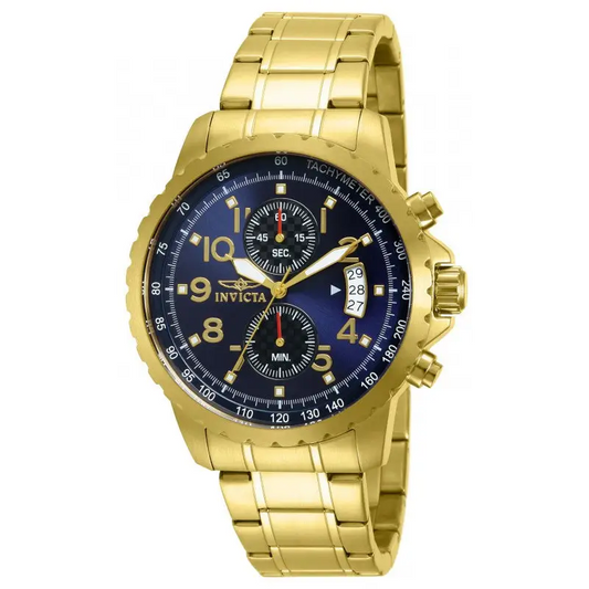 Invicta Men’s Specialty Chronograph Gold Plated Stainless