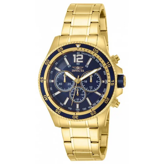 Invicta Men’s Specialty Chronograph Gold Plated Stainless