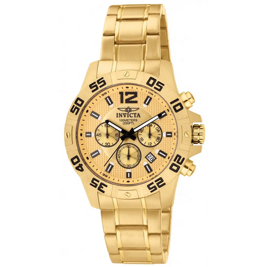 Invicta Men’s Specialty Chronograph Gold Plated Stainless