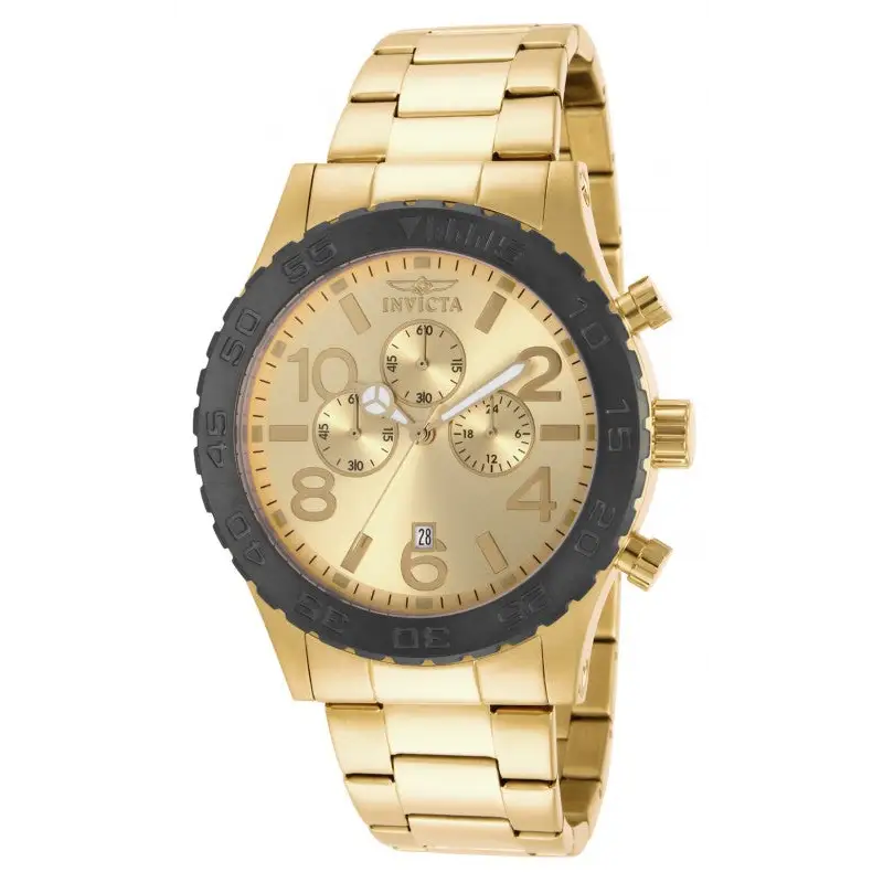 Invicta Men’s Specialty Chronograph Gold Plated Stainless