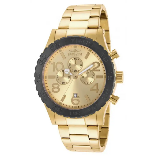 Invicta Men’s Specialty Chronograph Gold Plated Stainless