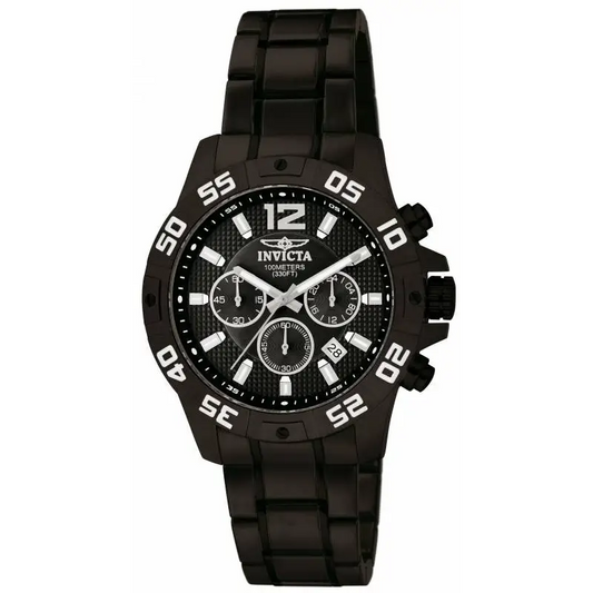 Invicta Men’s Specialty Chronograph Quartz Black Stainless