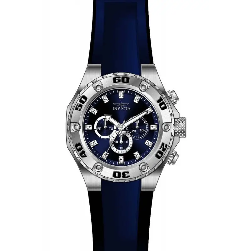 Invicta Men’s Specialty Chronograph Stainless Steel Blue