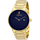 Invicta Men’s Specialty Quartz Blue Dial Gold Tone Stainless