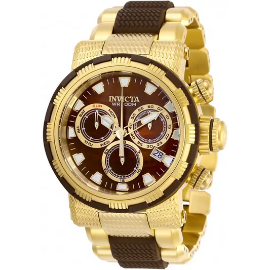 Invicta Men’s Specialty Quartz Chrono 100m Gold Tone