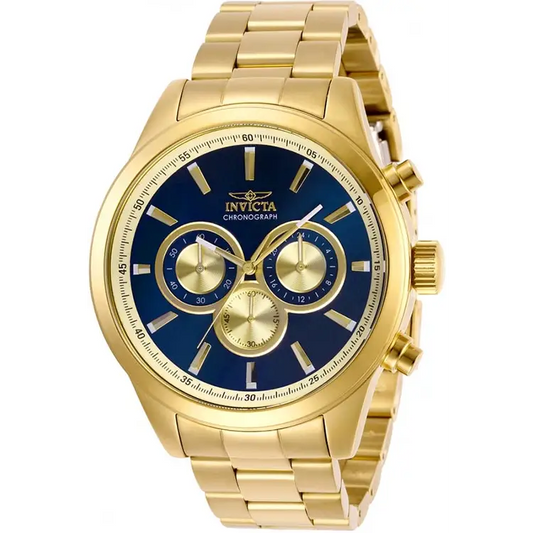 Invicta Men’s Specialty Quartz Chrono 100m Gold Tone