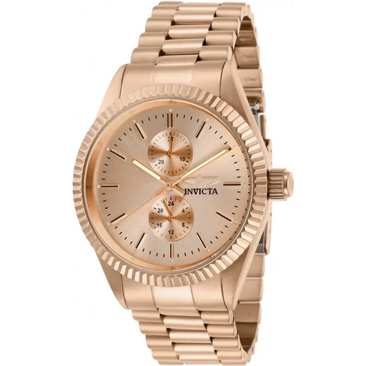 Invicta Men’s Specialty Quartz Chrono Rose Gold Tone