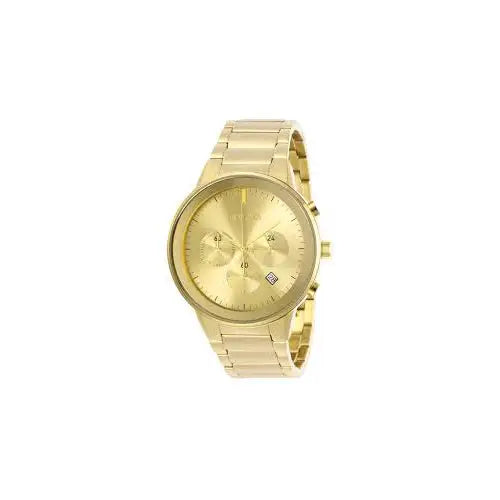 Invicta Men’s Specialty Quartz Chrono Stainless Steel Gold
