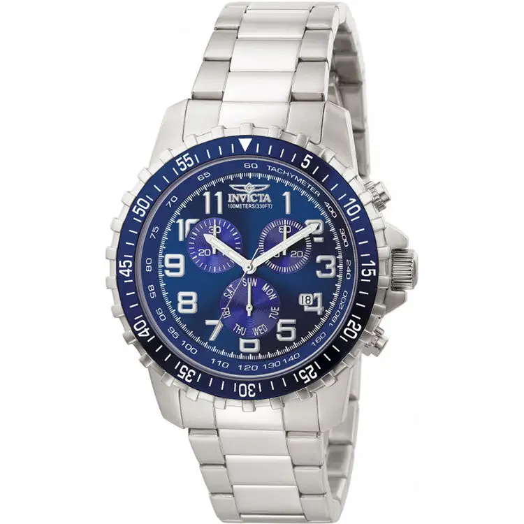 Invicta Men’s Specialty Quartz Chronograph Blue Dial Watch