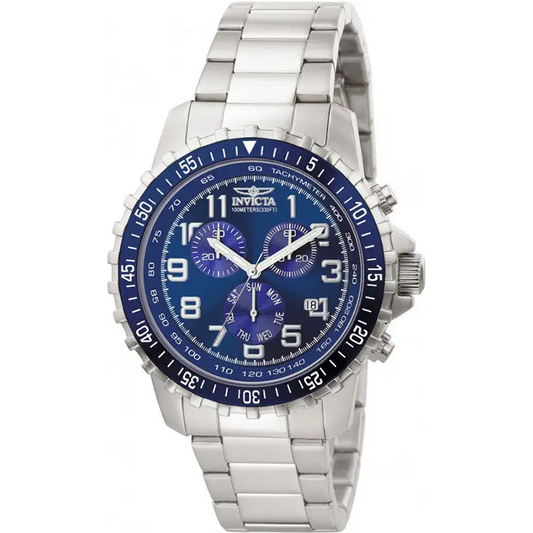 Invicta Men’s Specialty Quartz Chronograph Blue Dial Watch