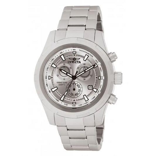 Invicta Men’s Specialty Round Face Silver Stainless Steel