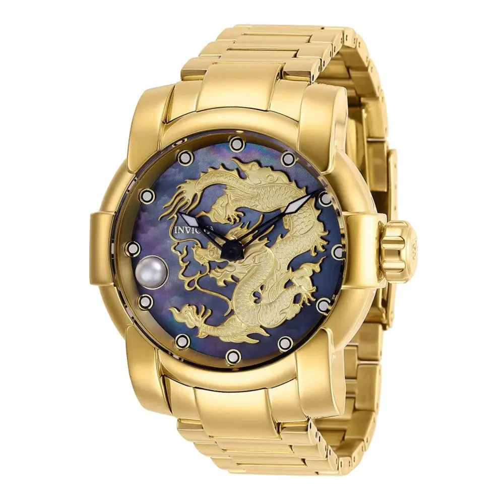 Invicta Men’s Speedway Automatic Stainless Steel Gold Plated