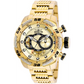 Invicta Men’s Speedway Quartz Chrono 100m Gold-Plated S.