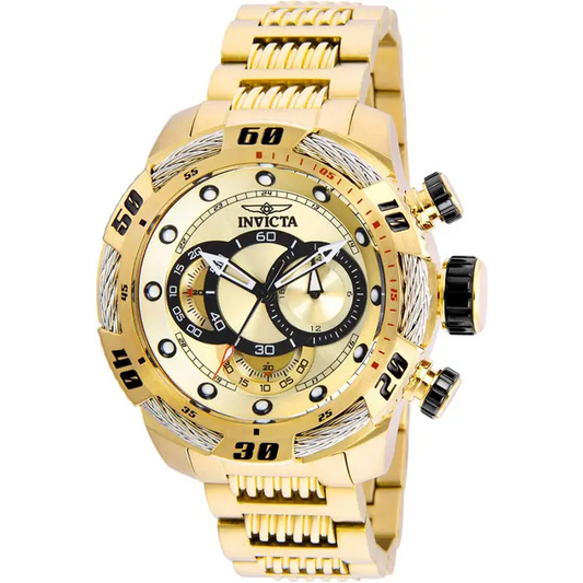Invicta Men’s Speedway Quartz Chrono 100m Gold-Plated S.