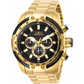 Invicta Men’s Speedway Quartz Chrono 100m Gold Tone