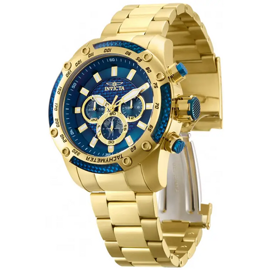Invicta Men’s Speedway Quartz Chrono 100m Gold Tone