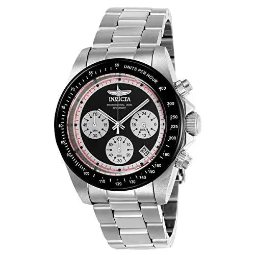 Invicta Men’s Speedway Quartz Chronograph Black Dial Watch