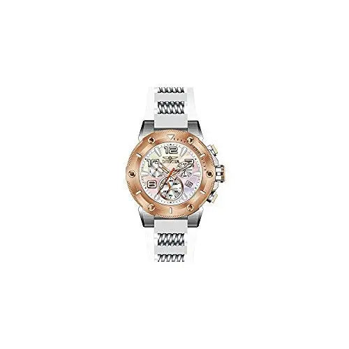 Invicta Men’s Speedway Quartz Chronograph White Dial Watch