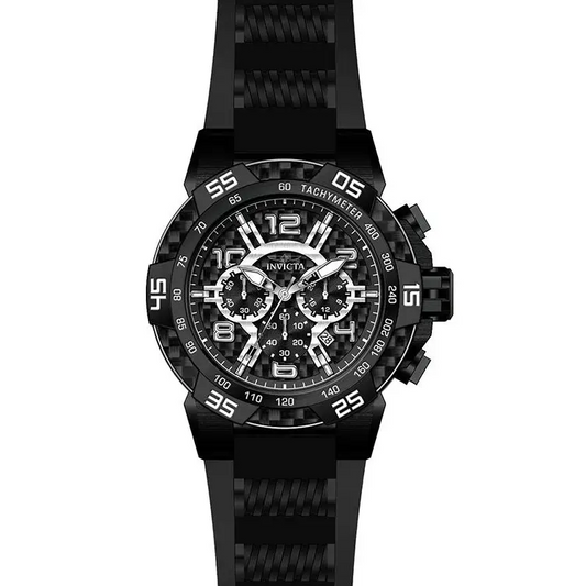 Invicta Men’s Speedway Quartz Multifunction Black Dial Watch