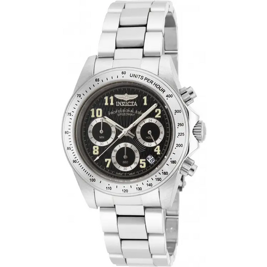 Invicta Men’s Speedway Stainless Steel Chronograph Black