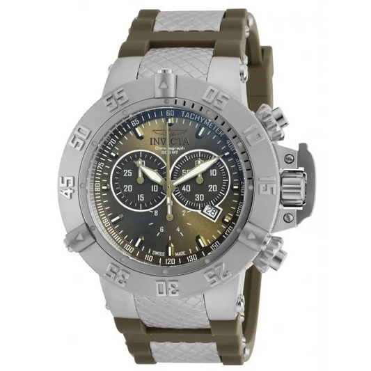 Invicta Men’s Subaqua Chrono Stainless Steel Olive Green