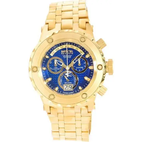 Invicta Men’s Subaqua Chronograph 500m Gold Plated Stainless