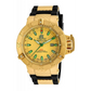 Invicta Men’s Subaqua Gold Plated Stainless Steel Black