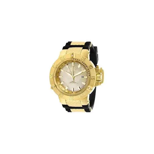 Invicta Men’s Subaqua Quartz Stainless Steel Black Silicone