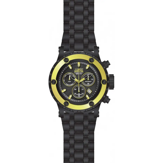 Men's Black Stainless Steel Watch