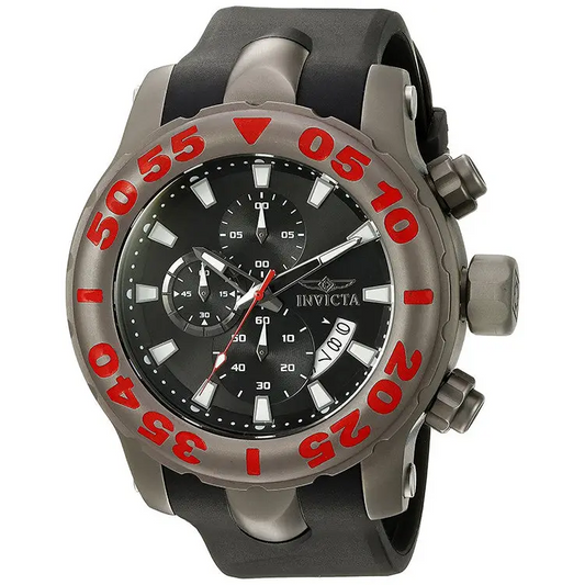 Invicta Men’s TI-22 Chronograph Quartz 100m Titanium Black