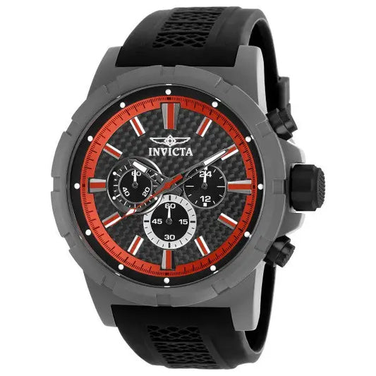 Invicta Men’s TI-22 Chronograph Quartz Titanium Case Black