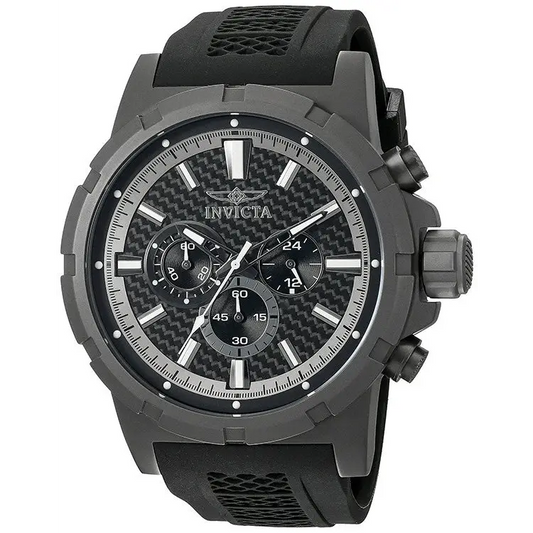 Invicta Men’s TI-22 Chronograph Quartz Titanium Case Black