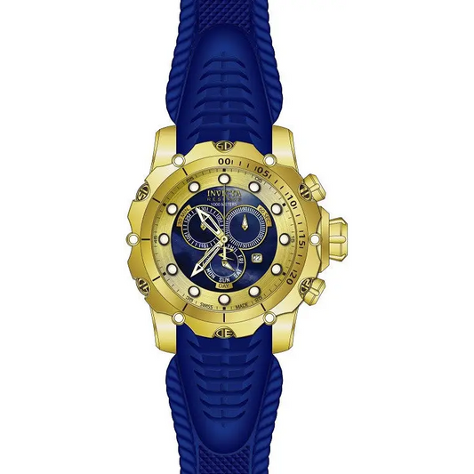 Invicta Men’s Venom Chrono Gold Plated Stainless Steel Blue