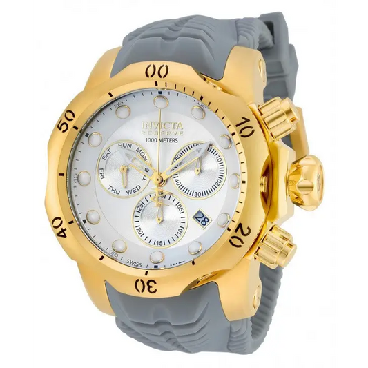 Invicta Men’s Venom Chrono Gold Plated Stainless Steel Grey