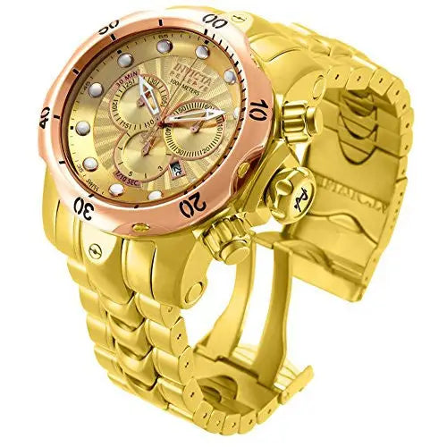 Invicta Men’s Venom Chrono Rose/Yellow Gold Plated Stainless