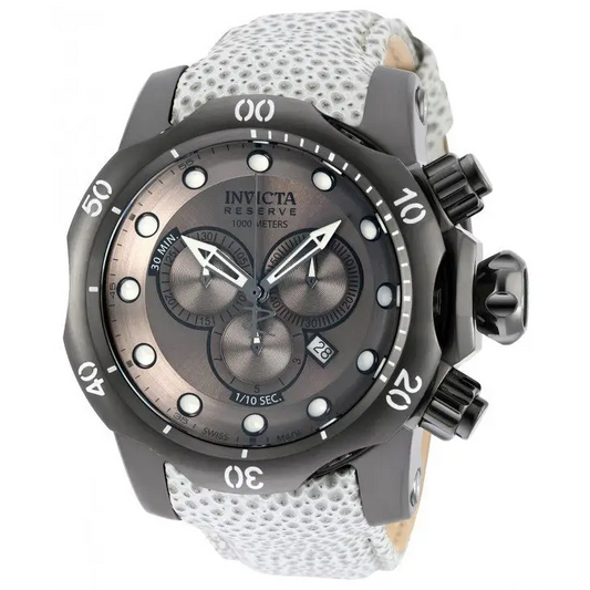 Invicta Men’s Venom Chronograph 1000m Charcoal Reptile Print