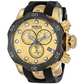 Invicta Men’s Venom Chronograph 1000m Gold Plated Black