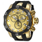 Invicta Men’s Venom Chronograph 1000m Gold Plated Black