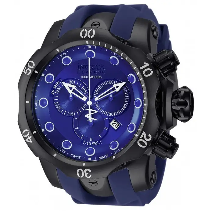 Invicta Men’s Venom Chronograph 1000m Quartz Blue