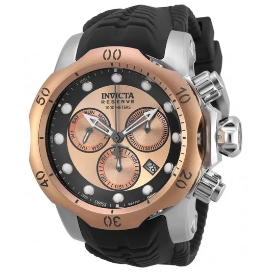 Invicta Men’s Venom Chronograph 1000m Stainless Steel Black