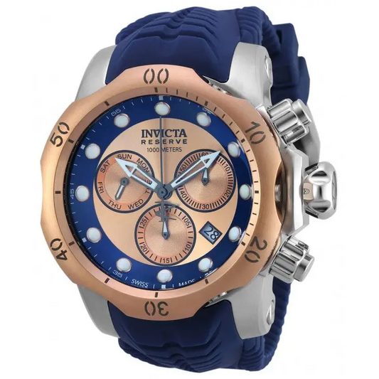 Invicta Men’s Venom Chronograph 1000m Stainless Steel Blue