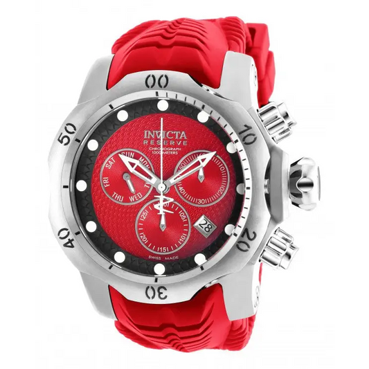 Invicta Men’s Venom Chronograph 1000m Stainless Steel Red