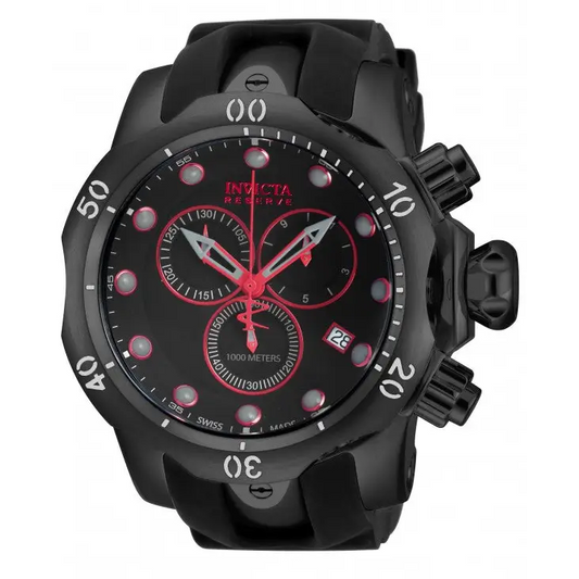 Invicta Men’s Venom Chronograph Black Stainless Steel