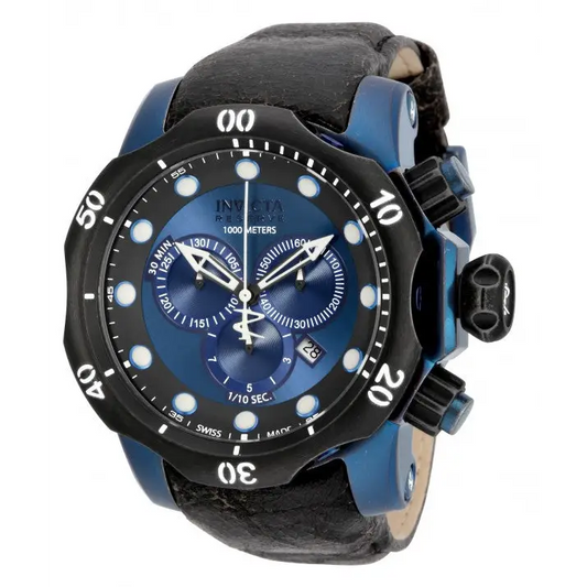 Invicta Men’s Venom Chronograph Blue Stainless Steel Black
