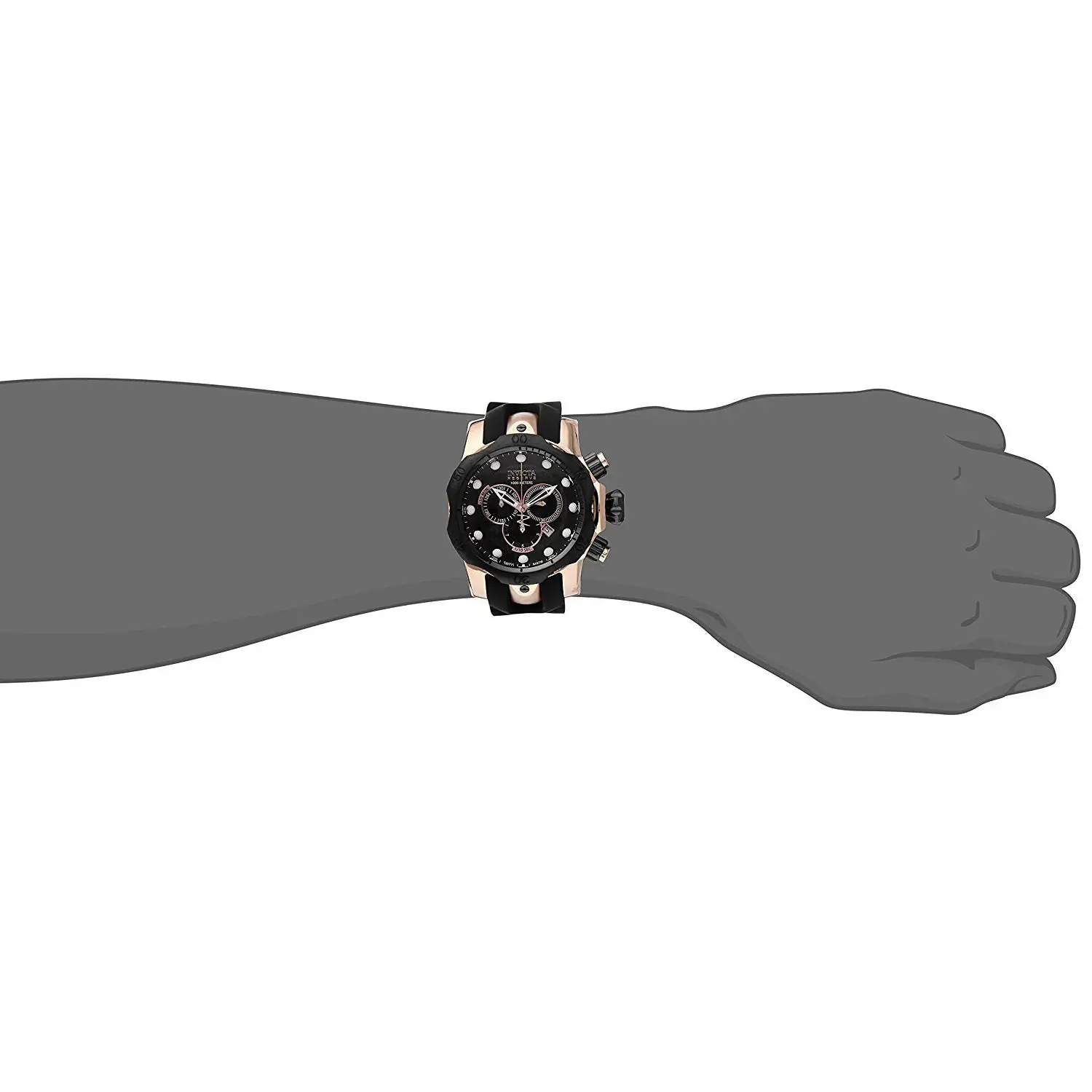 Invicta Men’s Venom Quartz Chrono 1000m Stainless Steel