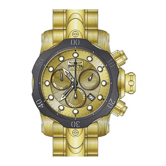 Invicta Men’s Venom Quartz Chronograph Gold Dial Watch 23894