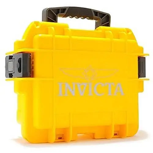 Invicta Three-Slot Yellow Durable Plastic Watch Case DC3YEL