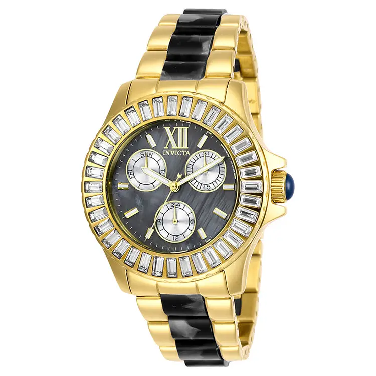 Invicta Women Angel Quartz Chrono Stainless Steel/Gunmetal