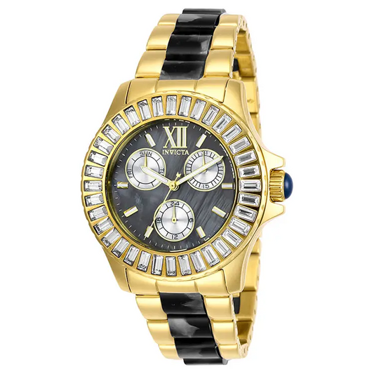 Invicta Women Angel Quartz Chrono Stainless Steel/Gunmetal
