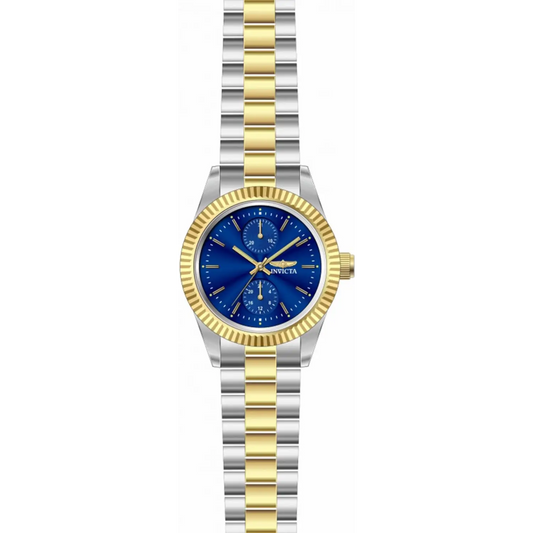 Invicta Women Specialty Quartz Blue Dial Two Tone Stainless